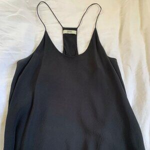 Grana black silk camisole